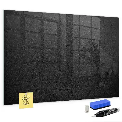 Quadro magnético com caneta na cor rocha escura