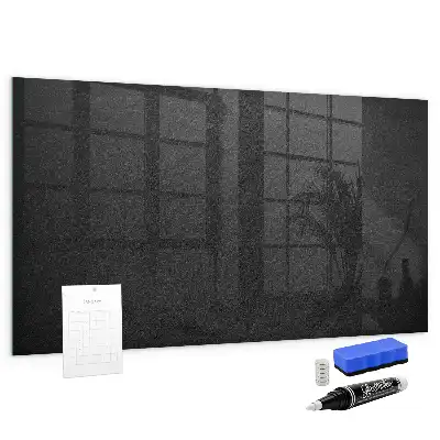Quadro magnético com caneta na cor rocha escura