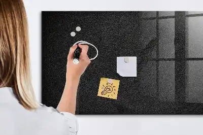Quadro magnético com caneta na cor rocha escura