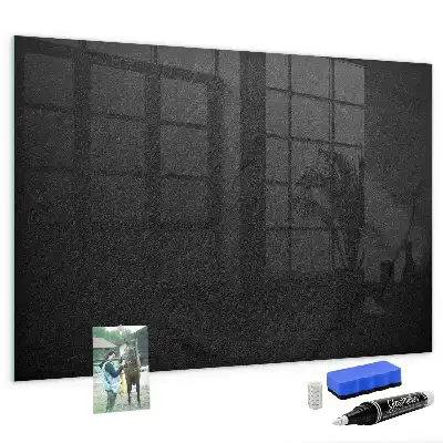 Quadro magnético com caneta na cor rocha escura