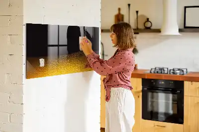 Quadro magnético de apagar a seco suco de laranja