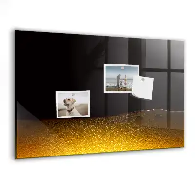 Quadro magnético de apagar a seco suco de laranja
