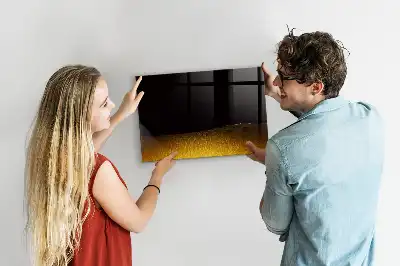 Quadro magnético de apagar a seco suco de laranja