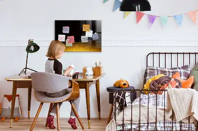 Quadro magnético de apagar a seco suco de laranja