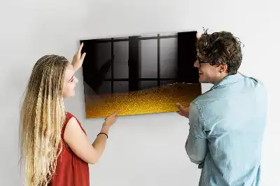 Quadro magnético de apagar a seco suco de laranja