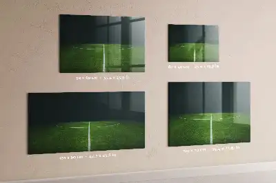 Quadro magnético de apagar a seco estampa de campo de futebol