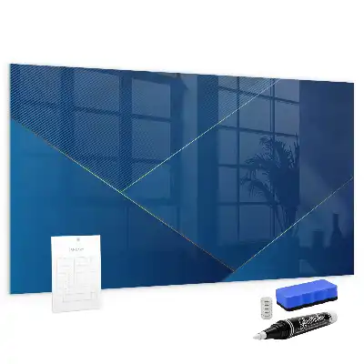 Quadro magnético de apagar a seco estampa de abstração decorativa