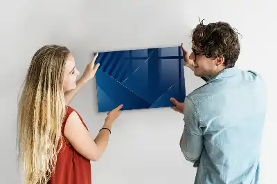 Quadro magnético de apagar a seco estampa de abstração decorativa