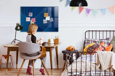 Quadro magnético de apagar a seco estampa de abstração decorativa