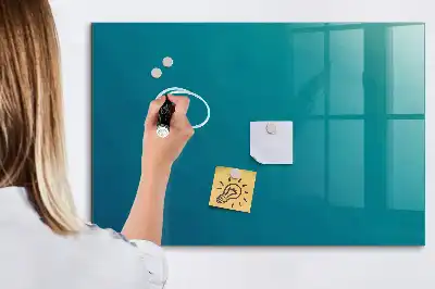 Quadro magnético de apagar a seco com estampa de abstração do mar