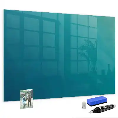 Quadro magnético de apagar a seco com estampa de abstração do mar