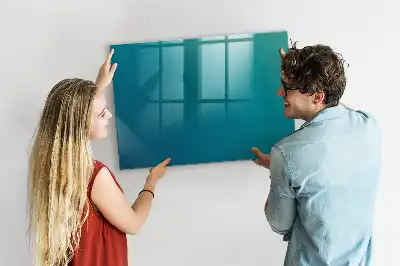 Quadro magnético de apagar a seco com estampa de abstração do mar