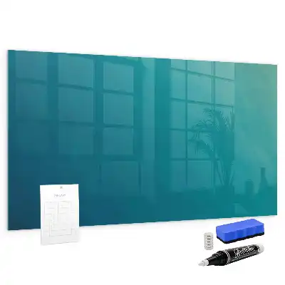 Quadro magnético de apagar a seco com estampa de abstração do mar