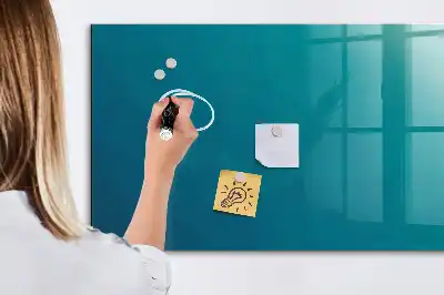 Quadro magnético de apagar a seco com estampa de abstração do mar
