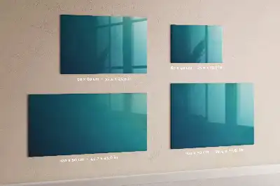 Quadro magnético de apagar a seco com estampa de abstração do mar