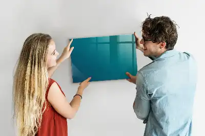Quadro magnético de apagar a seco com estampa de abstração do mar