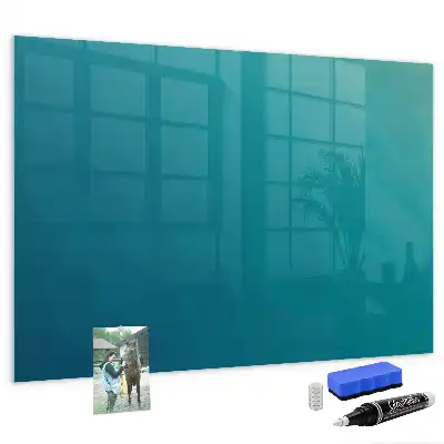 Quadro magnético de apagar a seco com estampa de abstração do mar