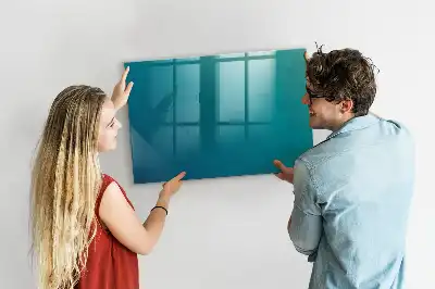 Quadro magnético de apagar a seco com estampa de abstração do mar