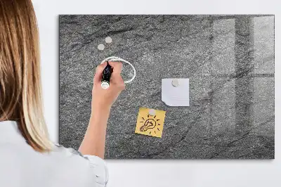 Quadro magnético com caneta modelo rocha vulcânica