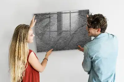 Quadro magnético com caneta modelo rocha vulcânica