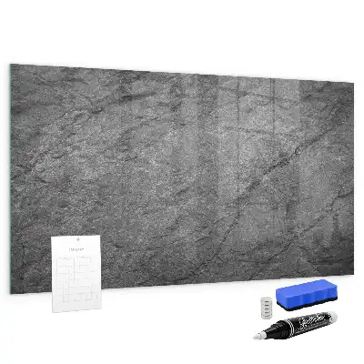 Quadro magnético com caneta modelo rocha vulcânica