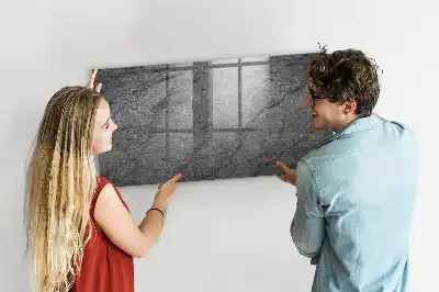 Quadro magnético com caneta modelo rocha vulcânica