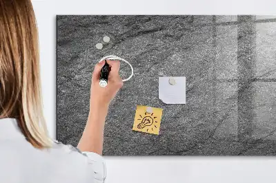 Quadro magnético com caneta modelo rocha vulcânica