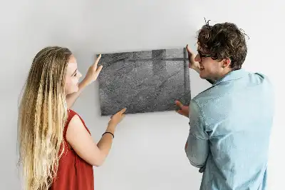 Quadro magnético com caneta modelo rocha vulcânica