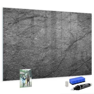 Quadro magnético com caneta modelo rocha vulcânica