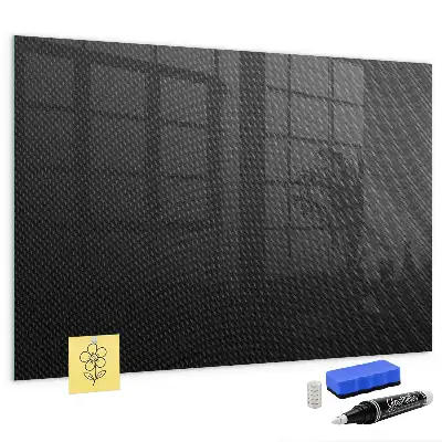 Quadro magnético com caneta estampa abstração escura
