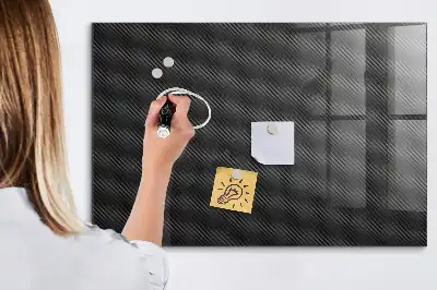 Quadro magnético com caneta estampa abstração escura