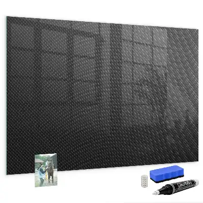 Quadro magnético com caneta estampa abstração escura