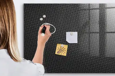 Quadro magnético com caneta estampa abstração escura