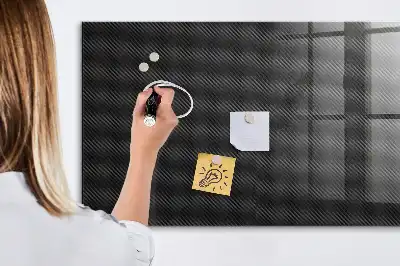 Quadro magnético com caneta estampa abstração escura