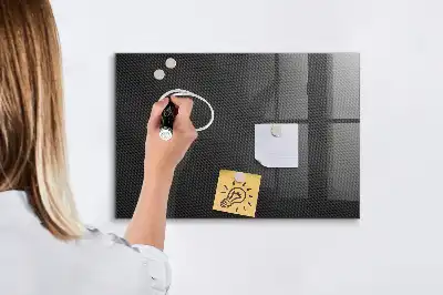 Quadro magnético com caneta estampa abstração escura