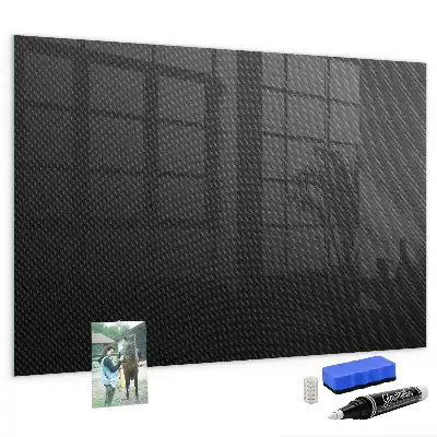 Quadro magnético com caneta estampa abstração escura