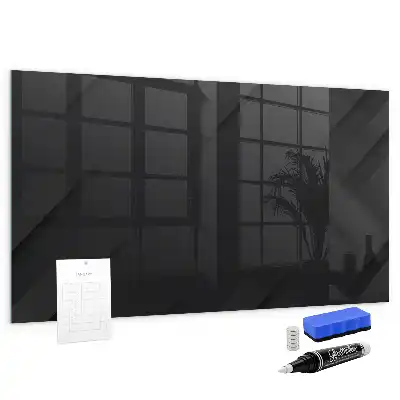 Quadro magnético de apagar a seco com padrão de parede escura