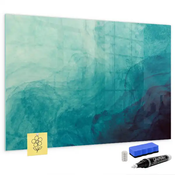 Quadro magnético Abstração de profundidade com caneta inclusa