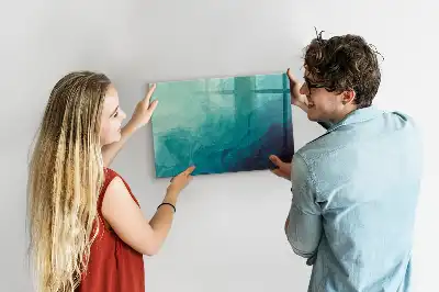 Quadro magnético Abstração de profundidade com caneta inclusa