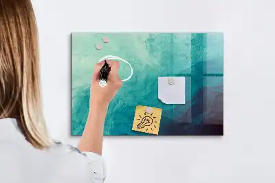 Quadro magnético Abstração de profundidade com caneta inclusa