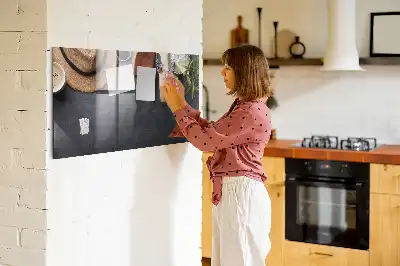 Quadro magnético de apagar a seco tema férias