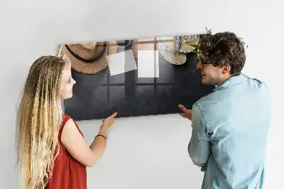 Quadro magnético de apagar a seco tema férias