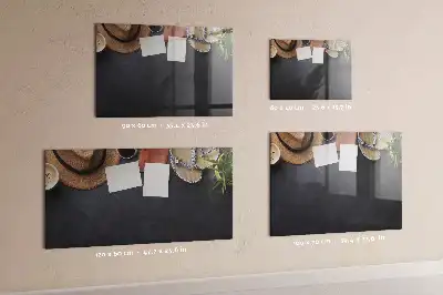 Quadro magnético de apagar a seco tema férias