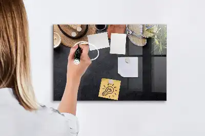 Quadro magnético de apagar a seco tema férias