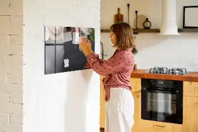 Quadro magnético de apagar a seco tema férias
