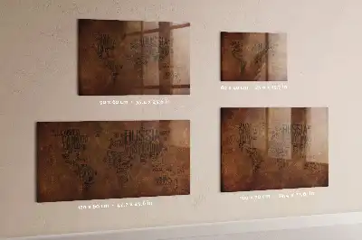 Quadro magnético com caneta mapa com nomes dos países