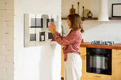 Quadro magnético com caneta com molduras retro