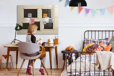 Quadro magnético com caneta com molduras retro