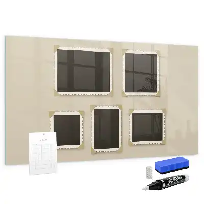 Quadro magnético com caneta com molduras retro