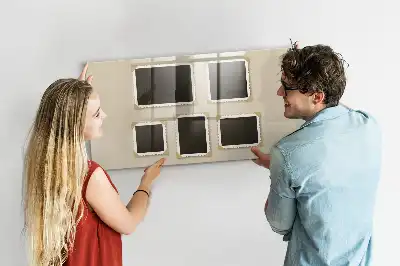 Quadro magnético com caneta com molduras retro